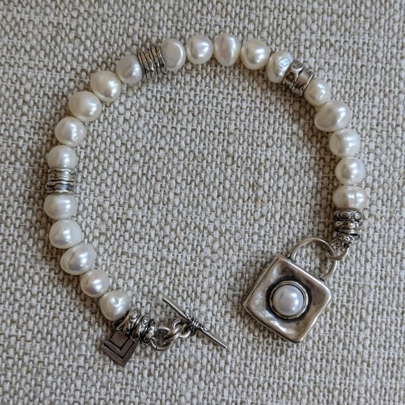 Silpada Sterling Silver Freshwater Pearl Bracelet - Picture 9 of 11